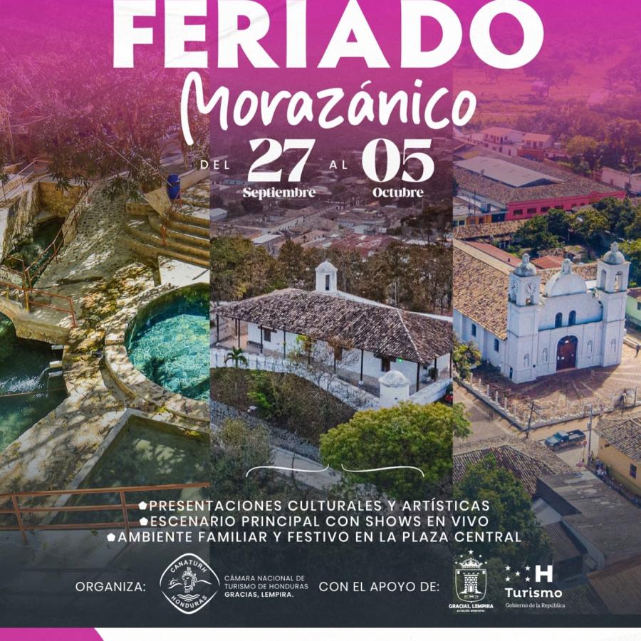 El Feriado Morazánico se vive en grande en Gracias, Lempira 