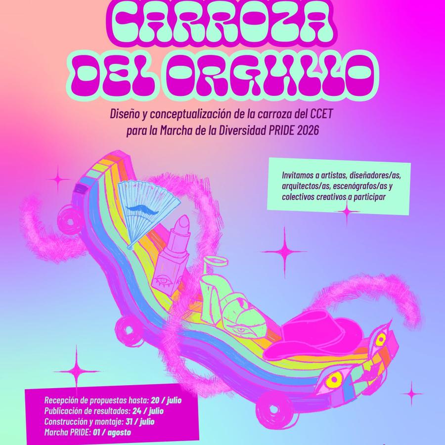  ¡Convocatoria abierta! Diseño y conceptualización de la Carroza del Orgullo 