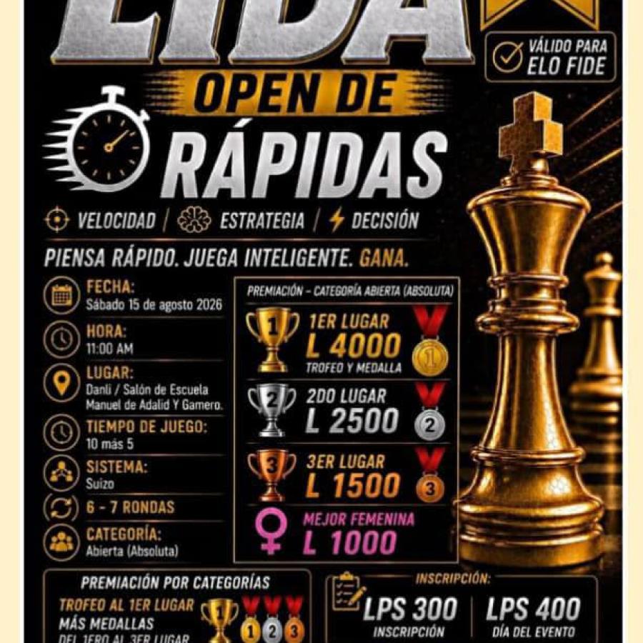 Torneo de Ajedrez LIDA: Open de Rápidas 