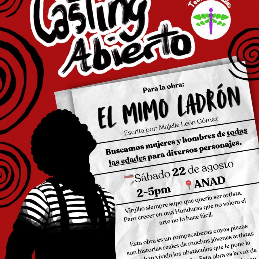 ¿Querés ser parte de la primera obra de Teatro Libélulas?