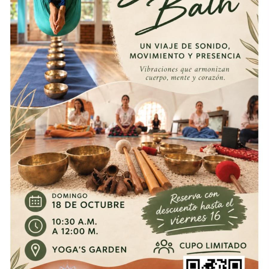 Sound Bath: Un viaje de sonido, movimiento y presencia 