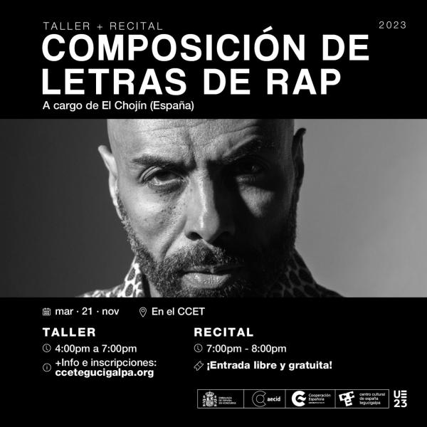 Taller + Recital: Composición de letras de RAP 