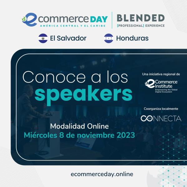 eCommerce Day América Central y el Caribe Blended [Professional] Experience 2023!  🔎 ¡Conoce a los speakers! https://bit.ly/3u0q59T  ¡Profesionalízate en Digital Commerce con destacados expertos del ecosistema digital!  📲 ¡Regístrate SIN CARGO! https://bit.ly/3r2T2kk  Una iniciativa regional del Ecommerce Institute, coorganizado localmente por ConnectaB2B.