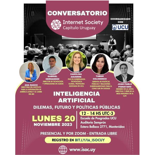 Conversatorio: Inteligencia artificial, dilemas, futuro y políticas públicas