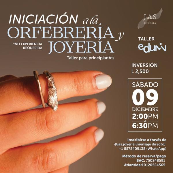 Taller: Orfebrería y Joyería 