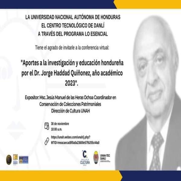 Aportes a la investigación y educación hondureña por el Dr. Jorge ...