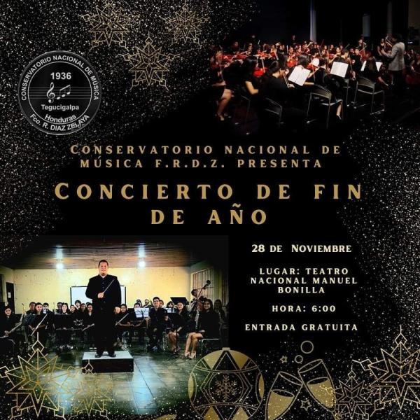 Concierto de fin de año del Conservatorio Nacional de Música