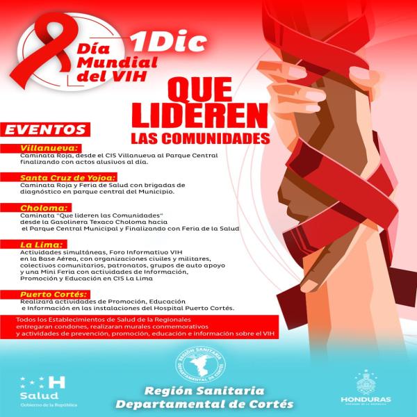 Conmemoración del Día Mundial de la prevención en respuesta al VIH/SIDA con un enfoque preventivo – Cortés 