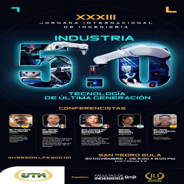 UTH: XXXIII Jornada de Ingeniería Industrial “Tecnologías de última generación” 