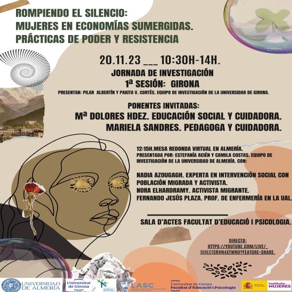 Jornadas de Investigación: Rompiendo el Silencio: Mujeres en economías sumergidas. Prácticas de poder y resistencia