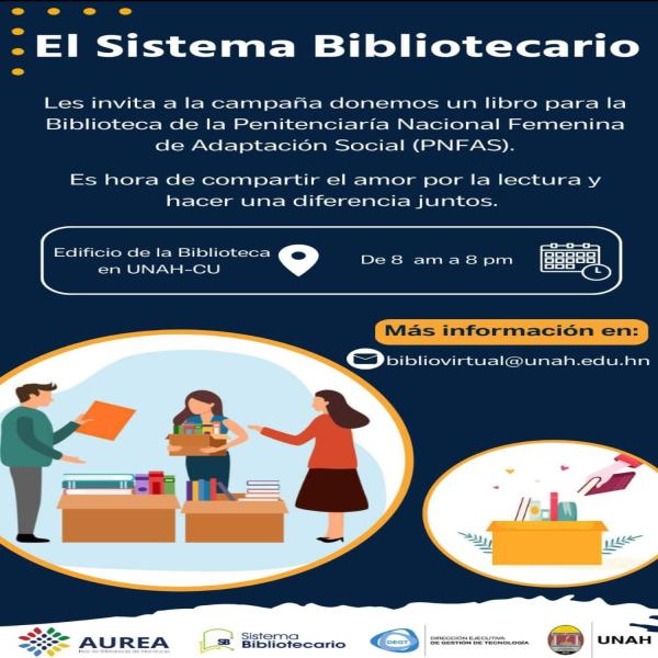 UNAH: Campaña donemos un libro para el PNFAS 