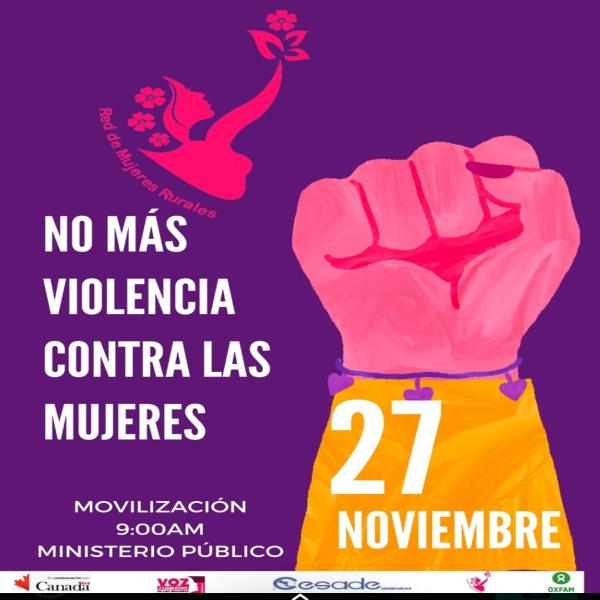 Movilización “No más violencia contra las mujeres” 