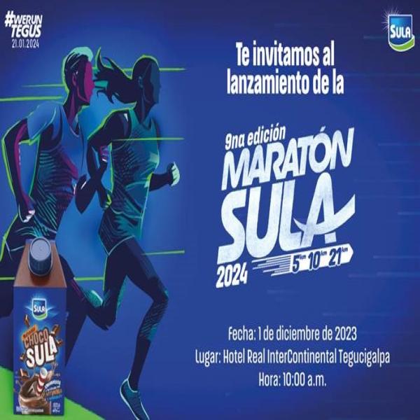 Lanzamiento de la 9na edición de la Maratón Sula 2024  