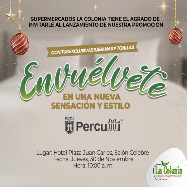 Invitación a Medios: Lanzamiento de promoción “Envuélvete”  