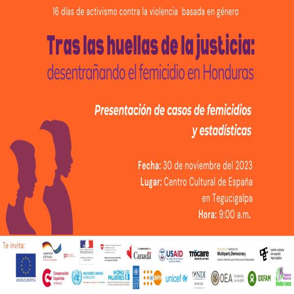 Tras las huellas de la Justicia: Presentación de casos de feminicidios y estadísticas 