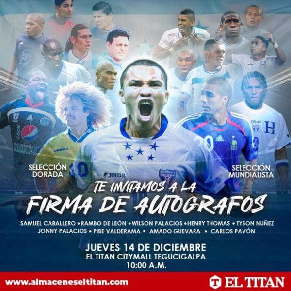 Firmas de Autógrafos de reconocidas figuras del deporte 