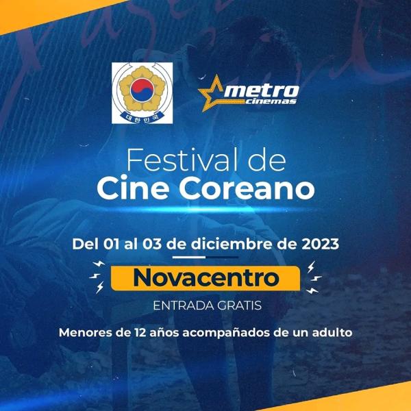 Festival de Cine Coreano del 01 al 03 diciembre, 2023 