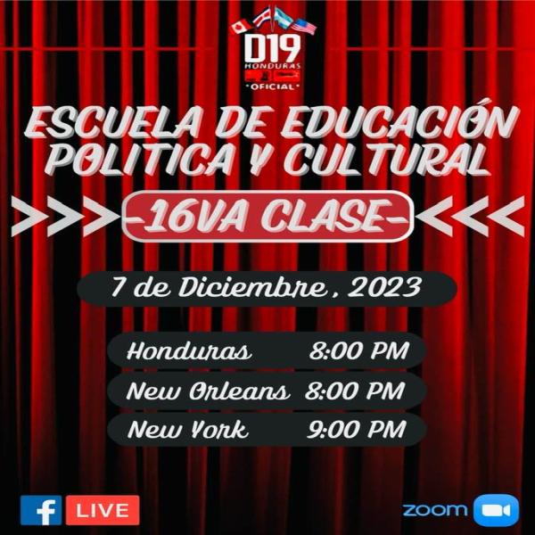 Clase de Educación Política y Cultural. Módulo #1. Clase #16