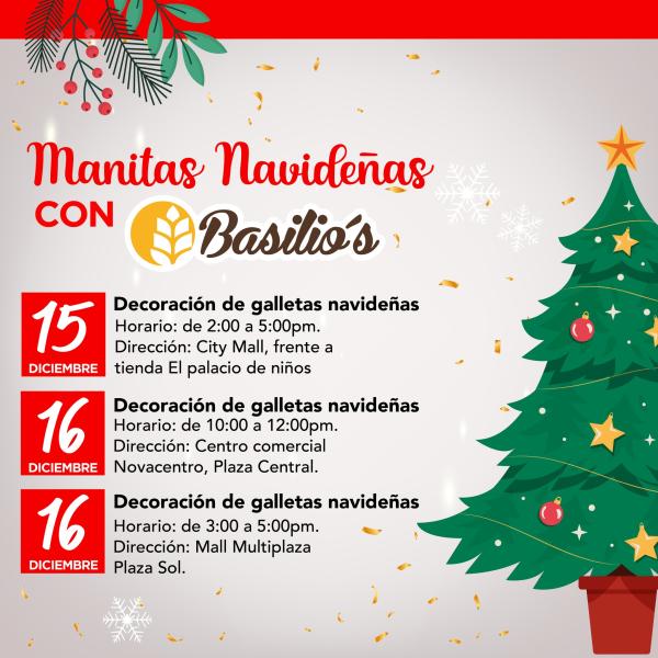 Taller: Manitas navideñas con Basilios 