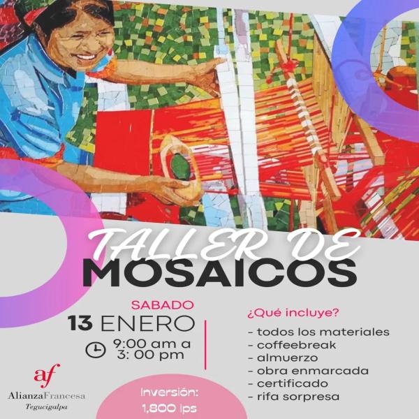 Inscríbete: taller / master class para iniciarse en la hermosa técnica de Mosaico en cerámica
