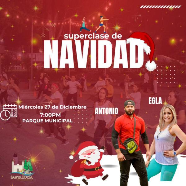 Súper clase de navidad” en la Villa Navideña de Santa Lucia 