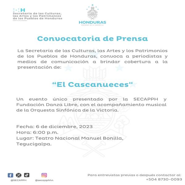 Cobertura de Prensa: Presentación de El Cascanueces 