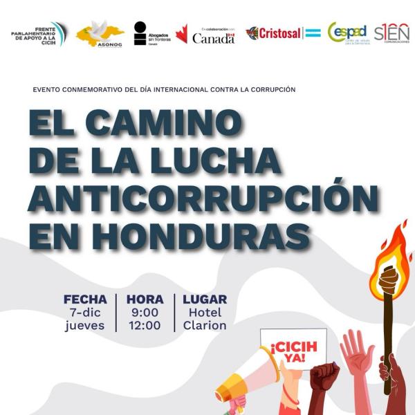 Foro: El Camino de la lucha anticorrupción en Honduras 