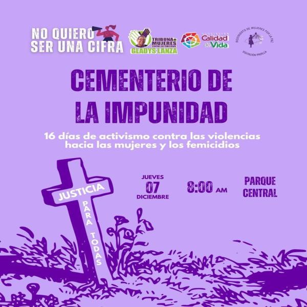 Actividad: Cementerio de la Impunidad 