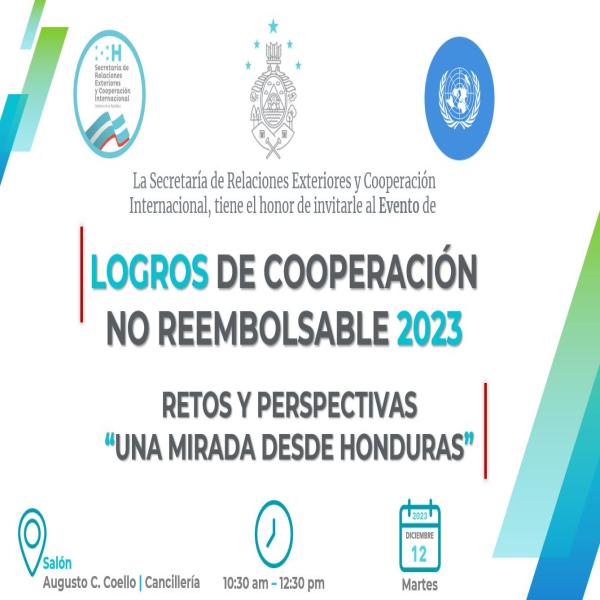 Invitación Prensa: Logros de Cooperación no reembolsables 2023