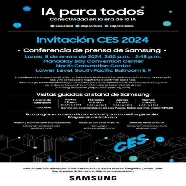 Conferencia de Prensa Samsung: IA para todos 
