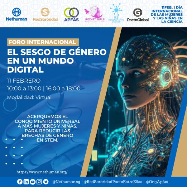Foro internacional "El sesgo de género en un mundo digital"