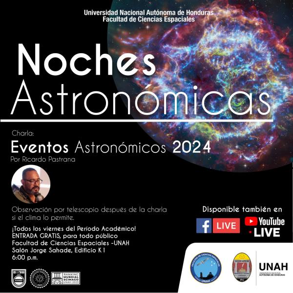 Noches Astronómicas: Eventos Astronómicos 2024 