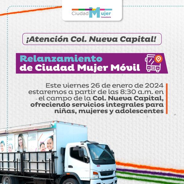 Relanzamiento de Ciudad Mujer Móvil