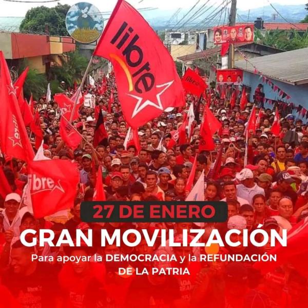 Convocatoria a movilización para apoyar la democracia y la refundación de la patria 