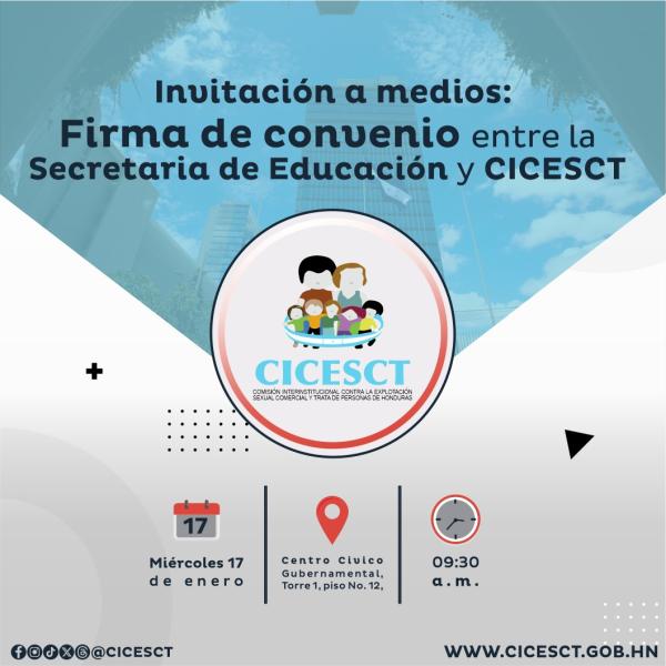 Conferencia de Prensa: Firma del convenio entre la Secretaría de Educación y la CICESCT