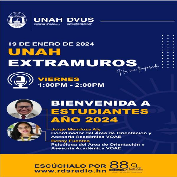 UNAH Extramuros: inicio del Primer Período Académico 2024 en la UNAH