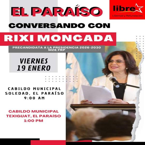 Conversando con Rixi Moncada – precandidata presidencial Partido Libre 