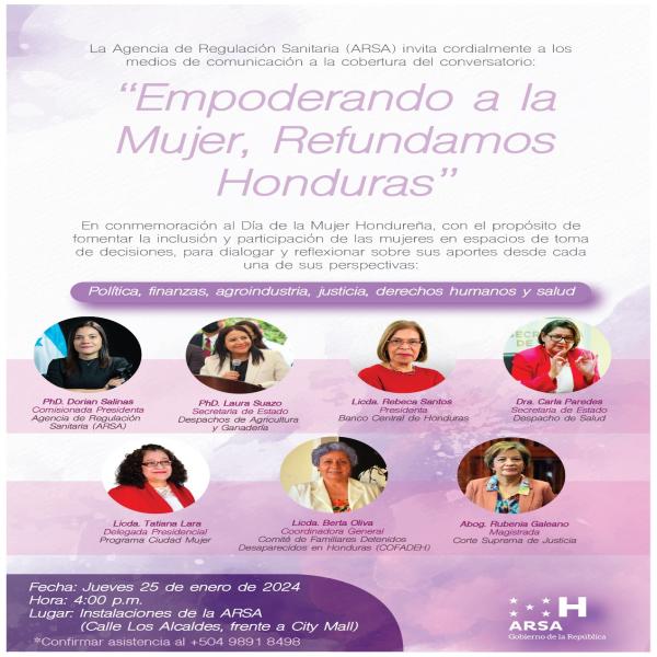 Conversatorio: Empoderando a la mujer, refundamos Honduras” 