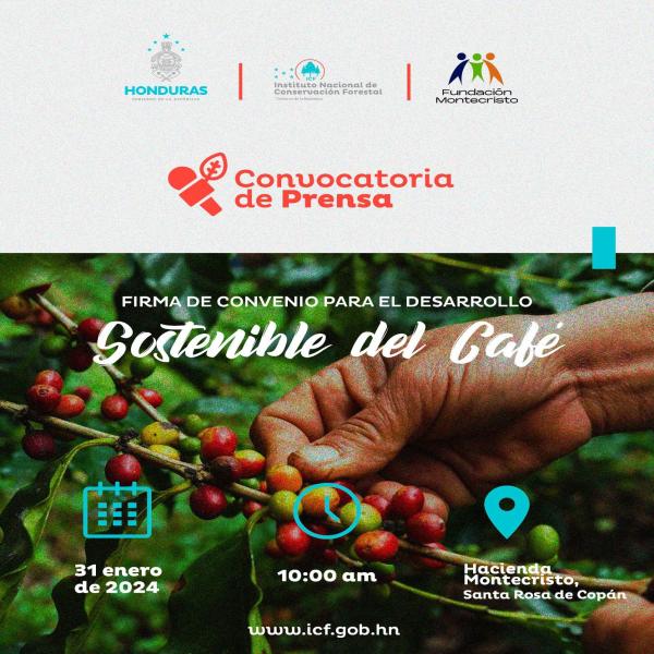 Convocatoria de Prensa: Firma de convenio para el desarrollo sostenible del café 