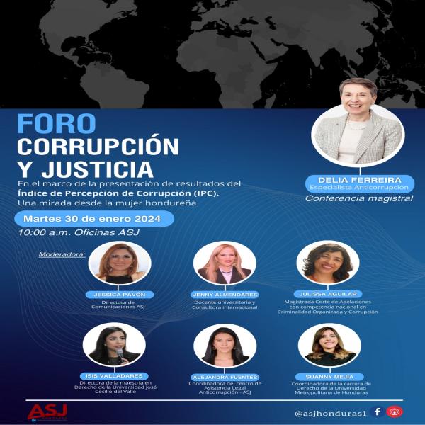 Foro "Justicia y Corrupción"