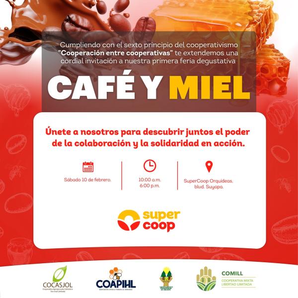 Feria degustativa de café y miel de abeja