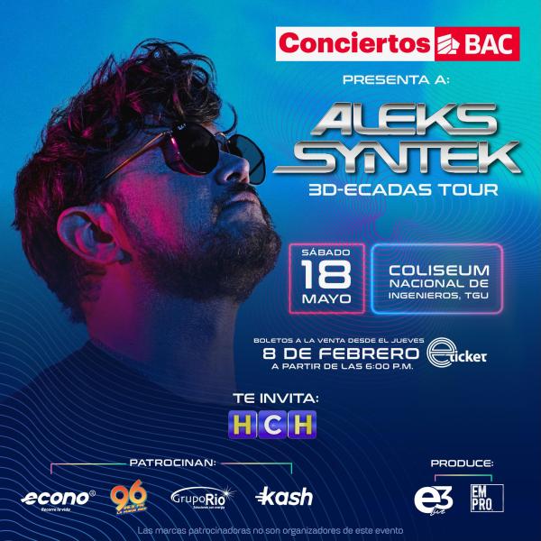 3D ECADAS TOUR De Aleks Syntek RDS Eventos hn 3D ECADAS TOUR De Aleks Syntek RDS Eventos hn