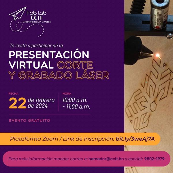 Conoce el servicio de corte y grabado láser que ofrece el Fab Lab CCIT