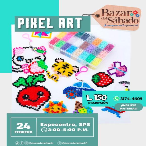 Crea tu personaje favorito con Pixel Art el #BazardelSábado