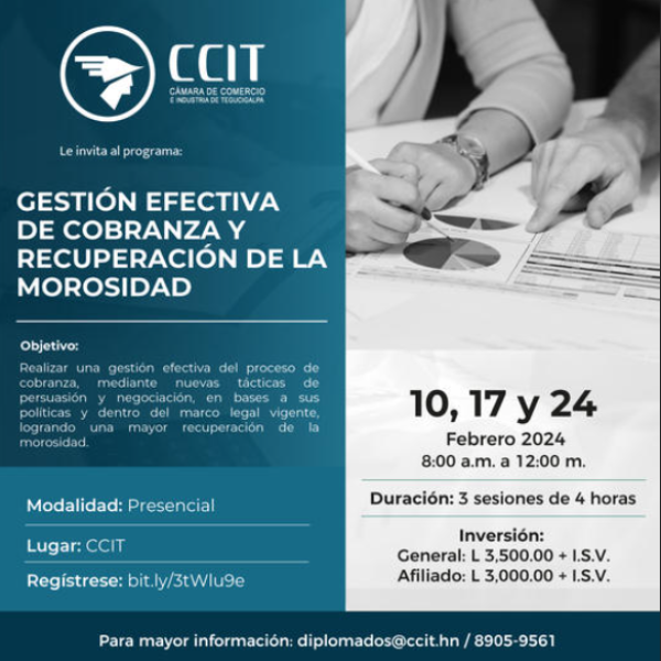 Capacitación: Programa "Gestión efectiva de cobranza y recuperación de la morosidad"