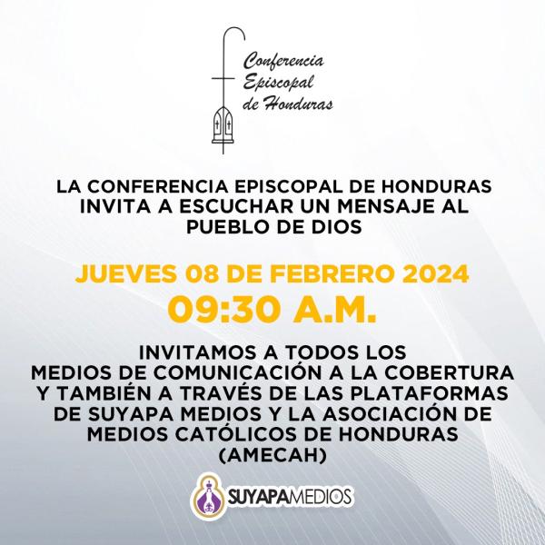 Conferencia de Prensa: Mensaje de la Conferencia Episcopal de Honduras 
