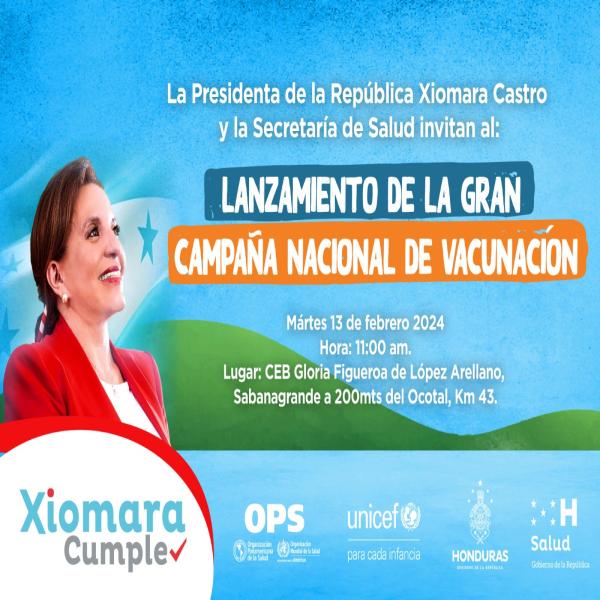 Convocatoria de prensa: Lanzamiento de la Campaña Nacional de Vacunación