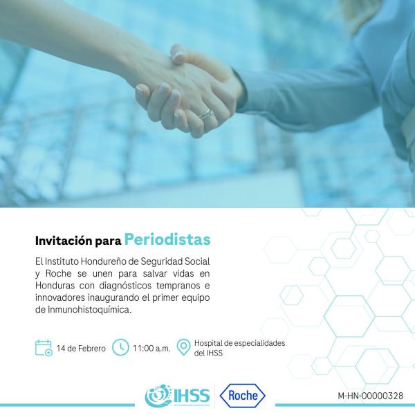 Invitación a la Prensa: Inauguración del primer equipo de inmunohistoquímica en el IHSS 