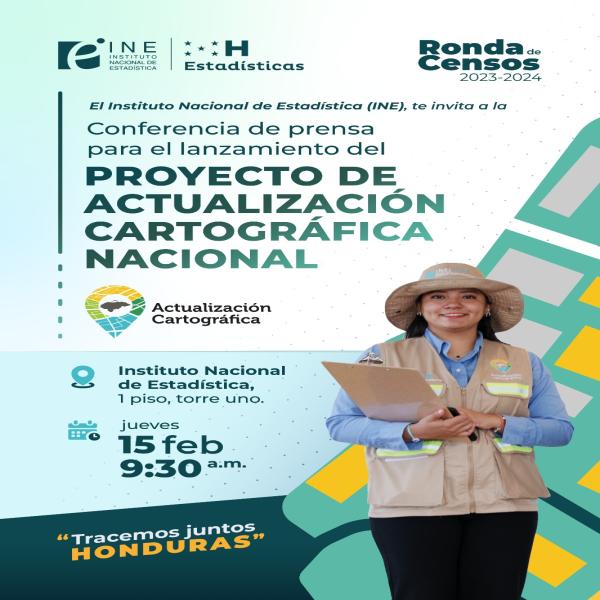Conferencia de prensa: Lanzamiento proyecto de Actualización Cartográfica de Honduras  