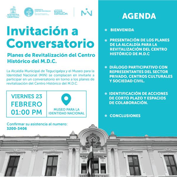 Conversatorio: Planes de revitalización del Centro Histórico del M.D.C.